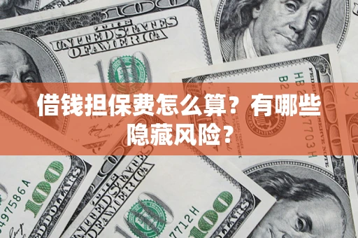 北京借钱担保费怎么算？有哪些隐藏风险？