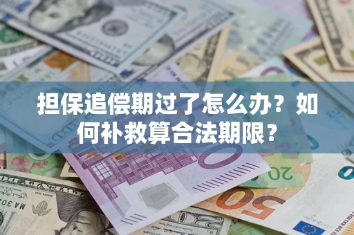北京担保追偿期过了怎么办？如何补救算合法期限？