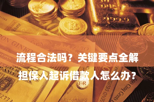 北京

担保人起诉借款人怎么办？流程合法吗？关键要点全解析