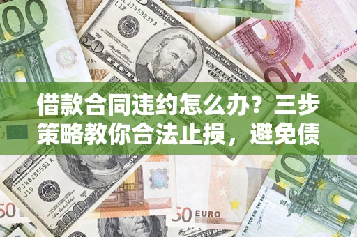北京借款合同违约怎么办？三步策略教你合法止损，避免债务危机升级