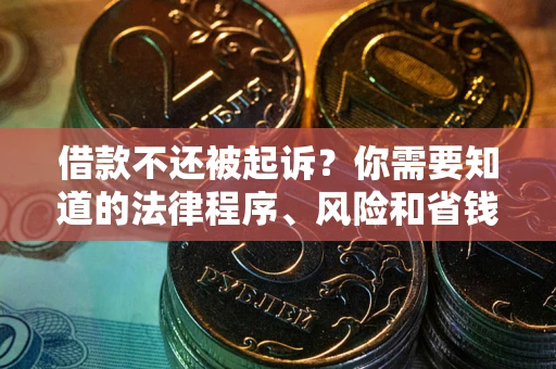 北京借款不还被起诉？你需要知道的法律程序、风险和省钱技巧